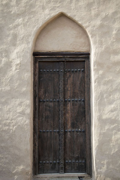 Picture of Decorated door of Wahla FortWahla - United Arab Emirates