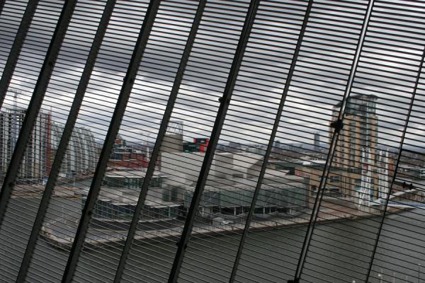 Picture of Salford Quays seen from Imperial War Museum North