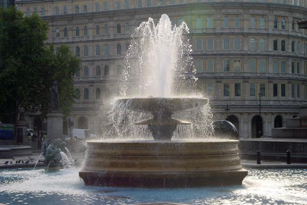One of the fountains | Trafalgar Square | United Kingdom