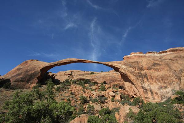 Picture of Arches National Park (United States): The largest arch of the park: Landscape Arch - but how much longer will it last?