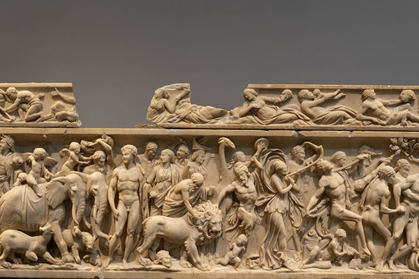 Photo de Sarcophagus with the Triumph of BacchusBoston - les Etats-Unis
