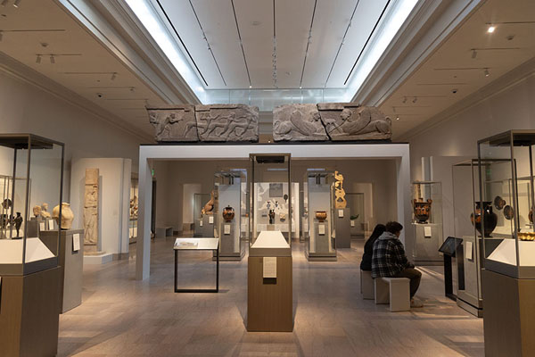 One of the halls with ancient art in the Museum of Fine Arts | Boston Museum of Fine Arts | Verenigde Staten