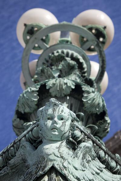 Picture of View of a lantern of a lantern at the entrance of the Library of Congress