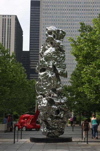 Some Chinese art on display | Chicago Millennium Park | United States