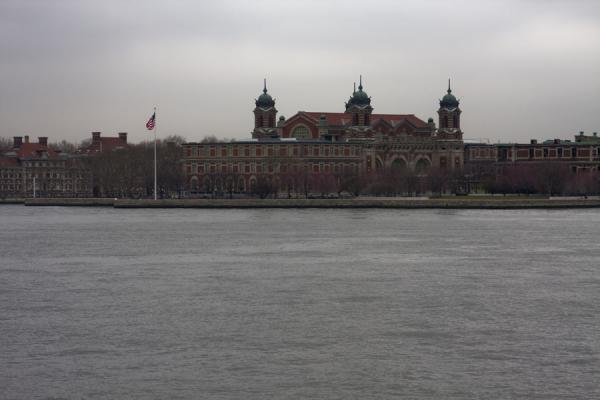 Picture of View of Ellis Island from the Hudson River