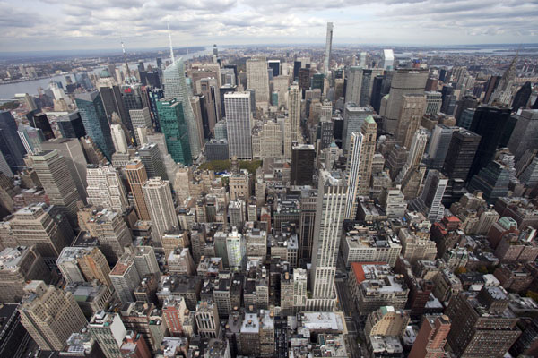 Picture of Empire State Building (United States): Upper Manhattan seen from Empire State Building