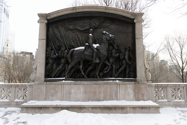 Photo de Robert Gould Shaw and the 54th Regiment Memorial at Boston CommonsBoston - les Etats-Unis