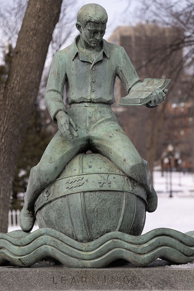Photo de Sculpture at the beginning of the Freedom Trail, in Boston CommonBoston - les Etats-Unis