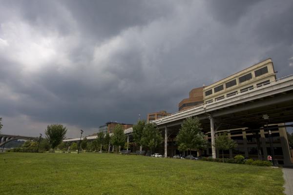 Picture of Dark clouds gathering above the Whitehurst FreewayGeorgetown, Washington DC - United States