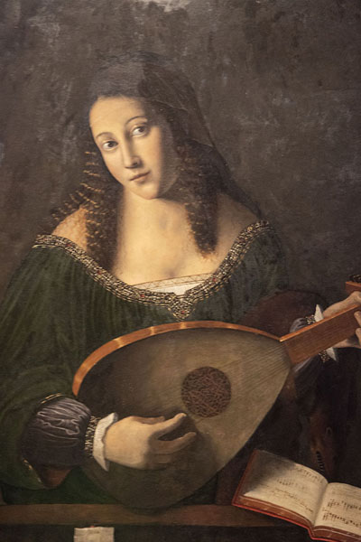 Picture of Girl with a lute by Bartolomeo VenetoBoston - United States