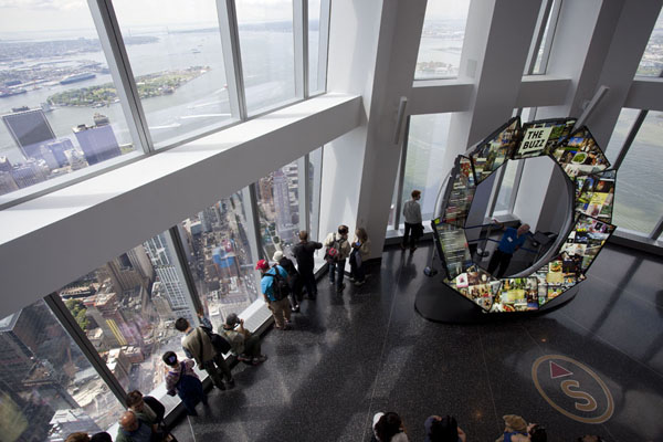 Picture of One World Trade Center (United States): The observation deck of One World Trade Center seen from above