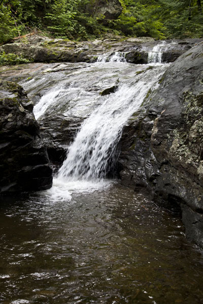 Picture of One of the lower falls of the Whiteoak Canyon Trail