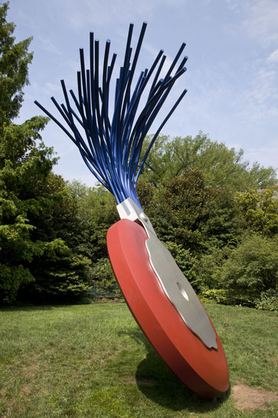 Picture of One of the remarkable creations in the Sculpture Garden is the Typewriter Eraser, Scale X by Oldenburg and Van Bruggen