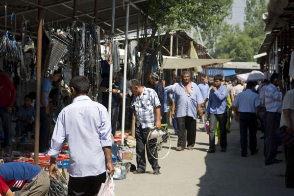 Picture of People in one of the alleys of Kontepa bazaar