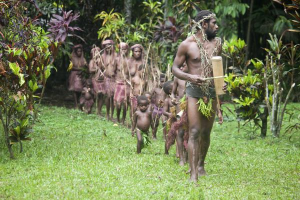 Picture of Mae Big Namba's (Vanuatu): Beginning of one of the dances of the Big Namba's