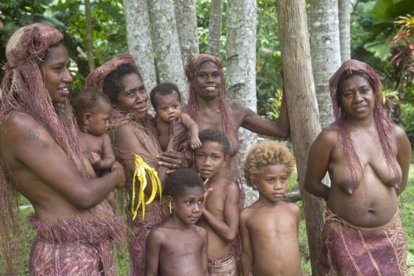 Picture of Big Namba women posing for the pictureMae - Vanuatu