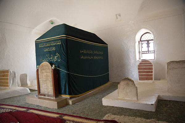Picture of Interior of a sufi tomb on the cemetery of AynatAynat - Yemen
