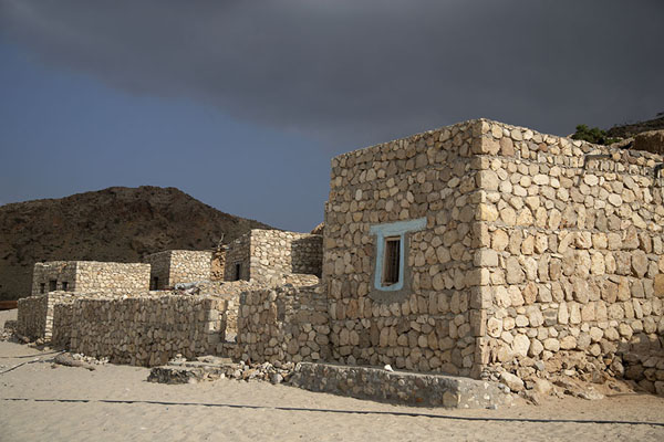 Stone houses of Shoab village | Detwah Lagoon | Yemen