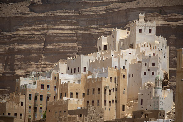 Cluster of mud buildings in Wadi Dawan | Wadi Dawan | Yemen