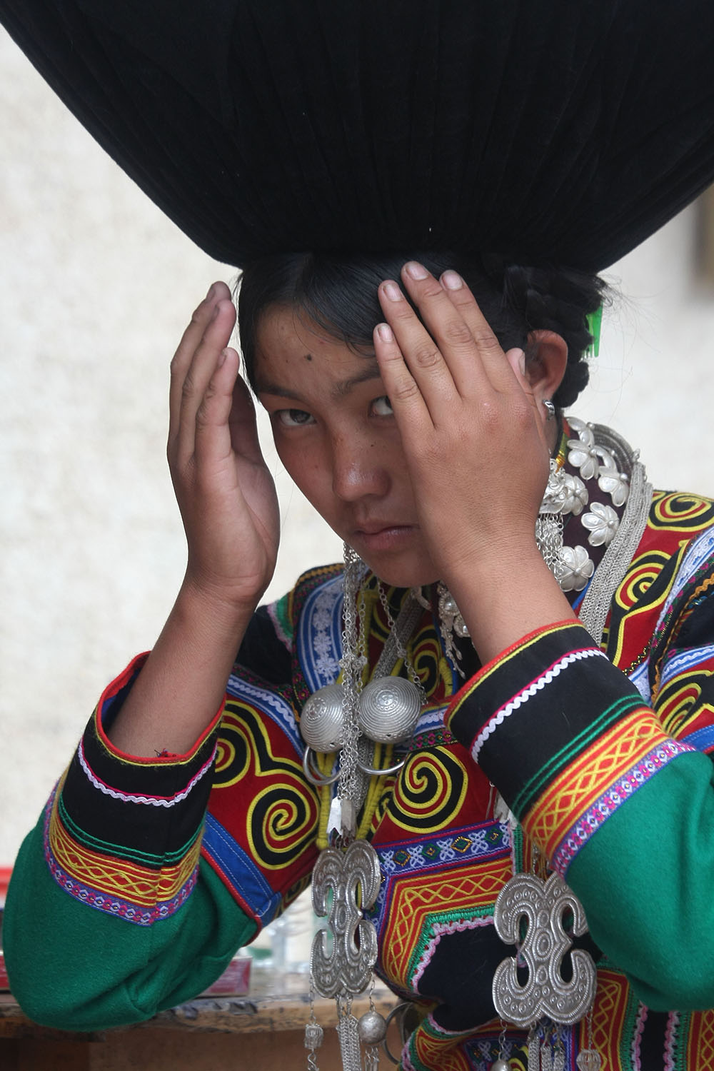 Yi minority woman, China