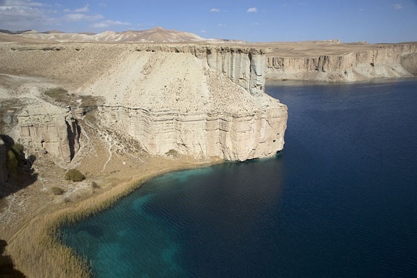 The western shoreline of Band-e Zulfiqar, Afghanistan