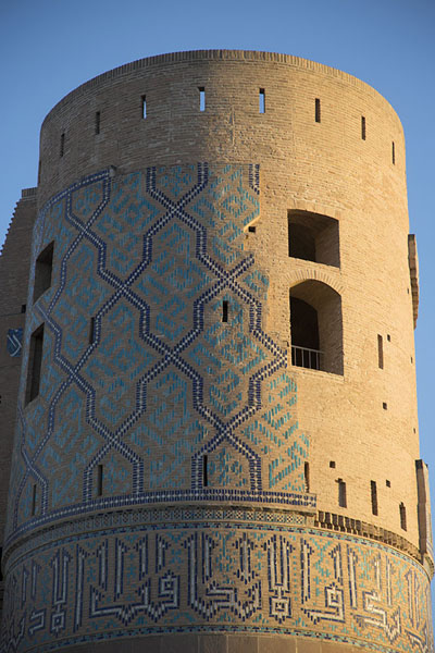 Malik Tower, or Timurid Tower, just before sunset, Afghanistan