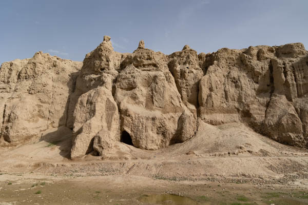 The heavily eroded old city of Kandahar, Afghanistan The ruins of the old city of Kandahar, Afghanistan