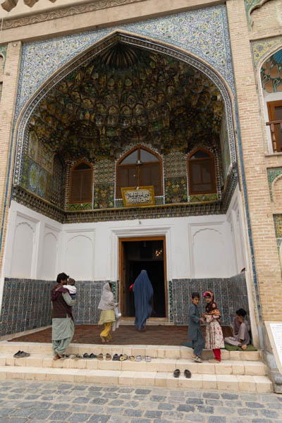 Entrance of the mausoleum of Ahmad Shah Durrani, Afghanistan