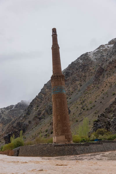 Picture of The tilting Minaret of Jam rising above the Hari RudMinaret of Jam - Afghanistan