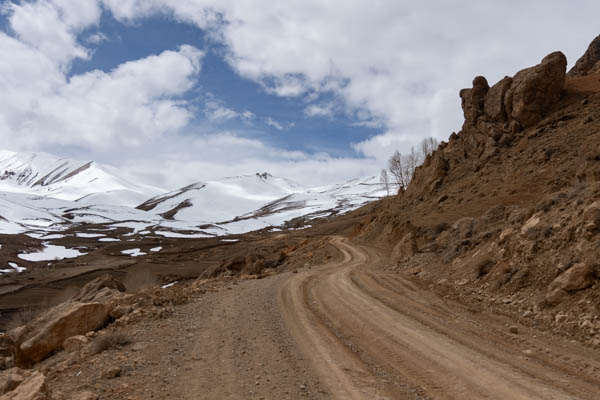 Picture of The dirt track up the mountains on the way to JamJam - Afghanistan