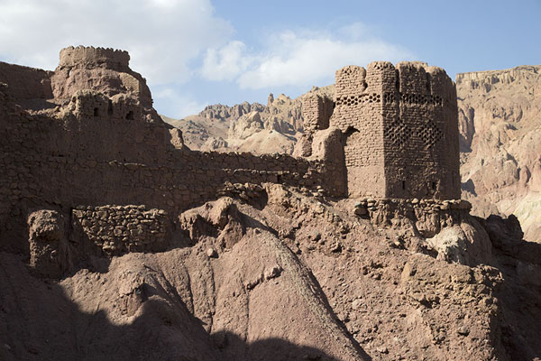 Octagonal tower in ruins, Afghanistan