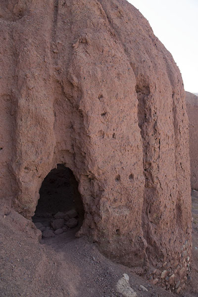 Detail of a building of the Red City, Afghanistan