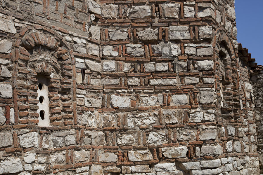 Wall of the St Mary Blachernae Chapel, Albania