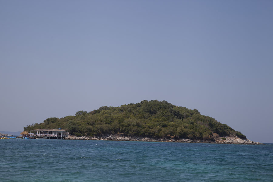 Small island close to Ksamil beach, Albania