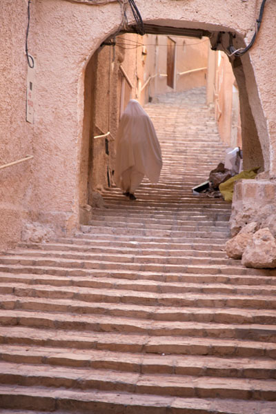 Stairs leading up the hill on which Ghardaïa is built | GhardaÃ¯a | Argelia