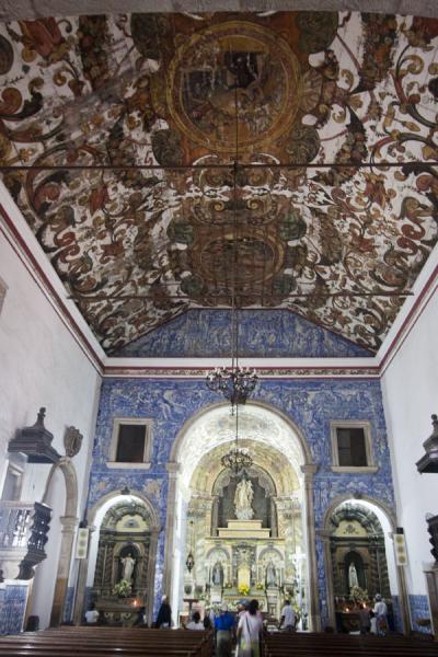 The Church of Our Lady of Carmel just after a service, Angola