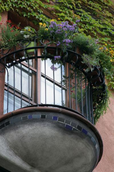 Picture of Balcony of the HundertwasserhausVienna - Austria