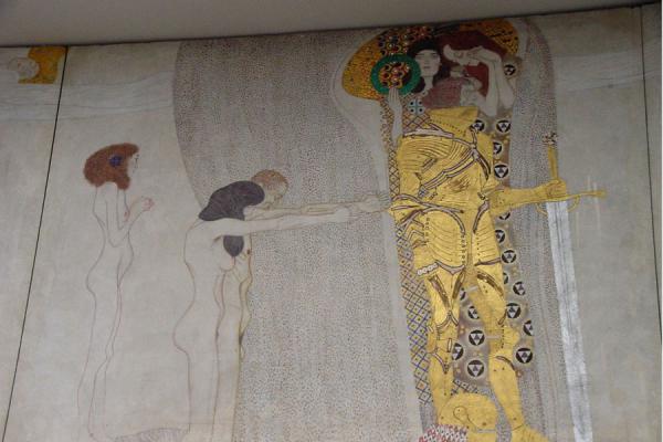 Part of the Beethoven Fries by Gustav Klimt | Secession | Austria