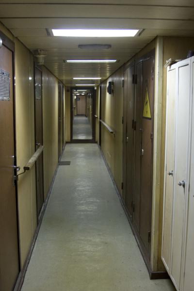 Corridor in the ferry | Ferry Bakou-Turkmenbashy | AzerbaÃ¯djan