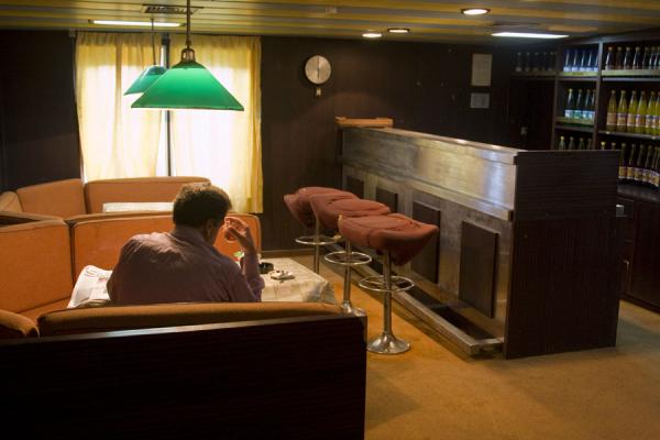 Bar in the ferry | Ferry Bakou-Turkmenbashy | AzerbaÃ¯djan