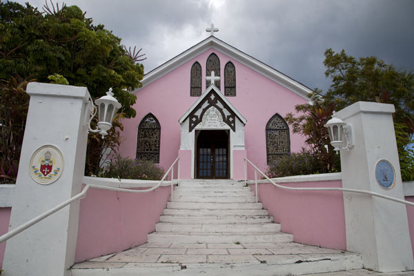 Pink St Johns Anglican Church in Dunmore Town | Dunmore Town | Bahamas