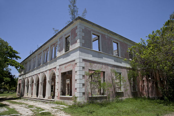 The Haunted House stands roofless on the western side of Dunmore Town | Dunmore Town | Bahamas
