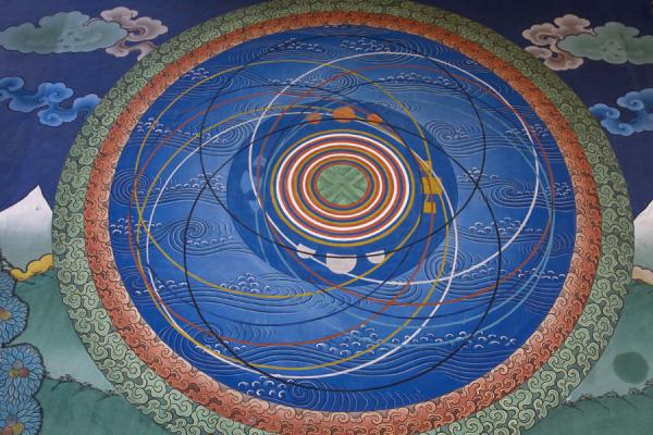 The Bhutanese Buddhist way of modern art? | Punakha Dzong | Bhutan
