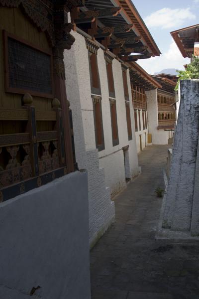 Inside view of some of the buildings of Punakha Dzong | Punakha Dzong | Bhutan