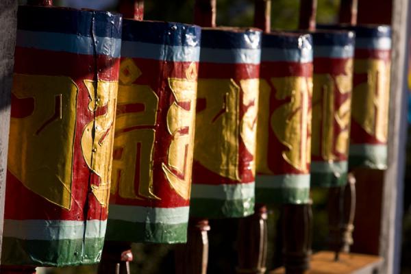 Prayer wheels on the way up to Tiger Nest Monastery | Tiger Nest Monastery | Bhutan