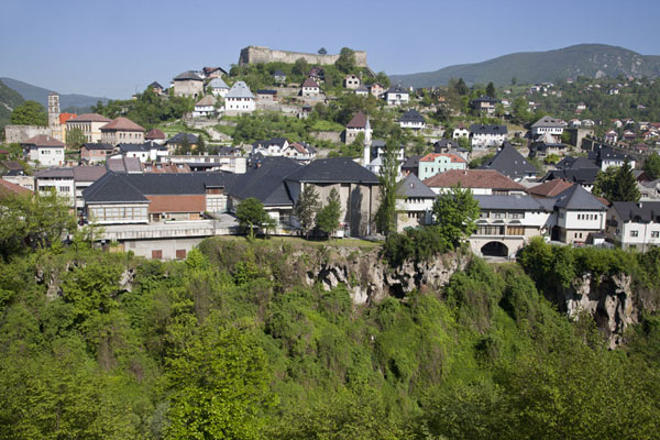 The old town of Jajce is topped by the fortress | Jajce | Bosnia y Herzegovina