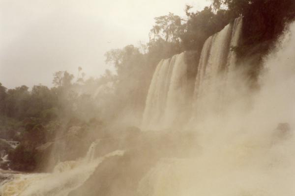It is impossible not to get wet! | Cataratas de IguazÃº | Brazil