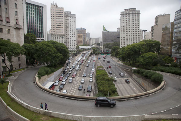 View from the Viaduto de Chá | Centre historique de SÃ£o Paulo | le BrÃ©sil