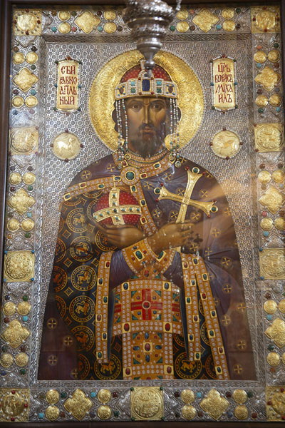 One of the relics in the Sveta Bogoroditsa church | Bachkovo Monastery | Bulgaria
