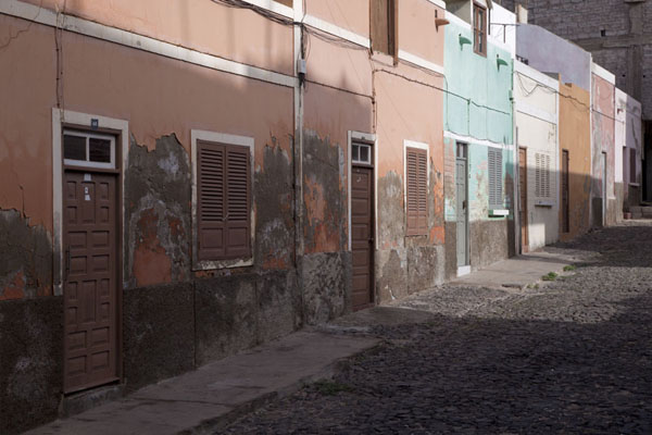 Street in Mindelo in the early morning, Cabo Verde